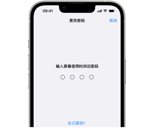 澄城iPhone屏幕维修分享iPhone屏幕使用时间密码忘记了怎么办 