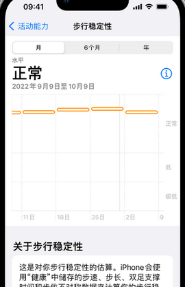 澄城iPhone手机维修如何在iPhone开启'步行稳定性通知'