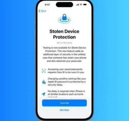 澄城苹果授权维修店分享被盗设备保护功能开启方法 