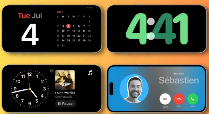 澄城苹果手机维修分享iOS17横屏充电待机显示有什么好处 