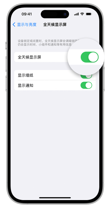 澄城苹果14维修店分享如何自定义 iPhone 14 Pro 常亮显示屏 