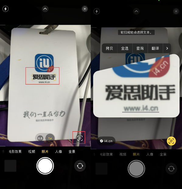 澄城苹果手机维修分享升级iOS 16后如何通过相机翻译文本 