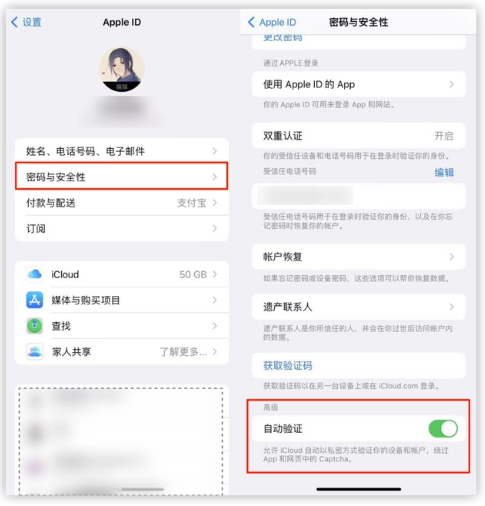 澄城苹果手机维修分享iOS 16 自动验证功能开启方法 