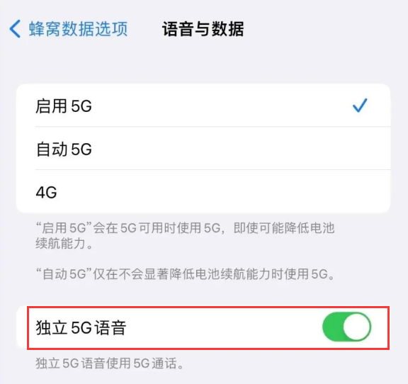 澄城苹果14维修分享iPhone 14 Pro如何开启VoNR 
