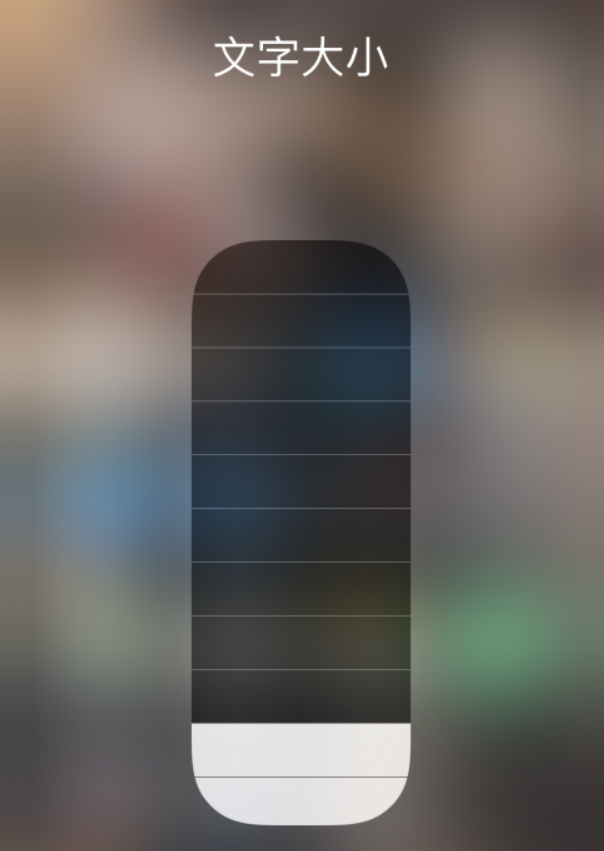 澄城苹果手机维修分享小技巧：在 iPhone 控制中心快速调节字体大小 