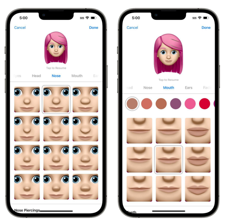 澄城苹果手机维修分享​iOS 16中的拟我表情有了哪些变化和升级 