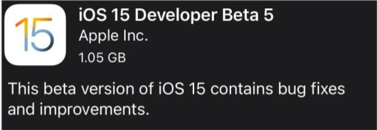 澄城苹果手机维修分享如何升级到iOS15.0 beta5 